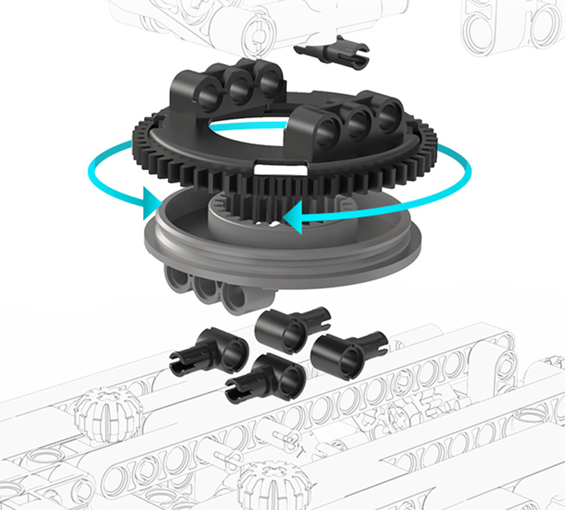  Конструктор Xiaomi Mitu Building Blocks Mobile Crane - 5