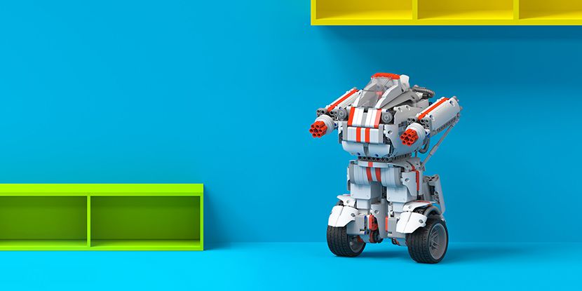 Умный робот конструктор Xiaomi Mi Bunny Block Robot внешний вид