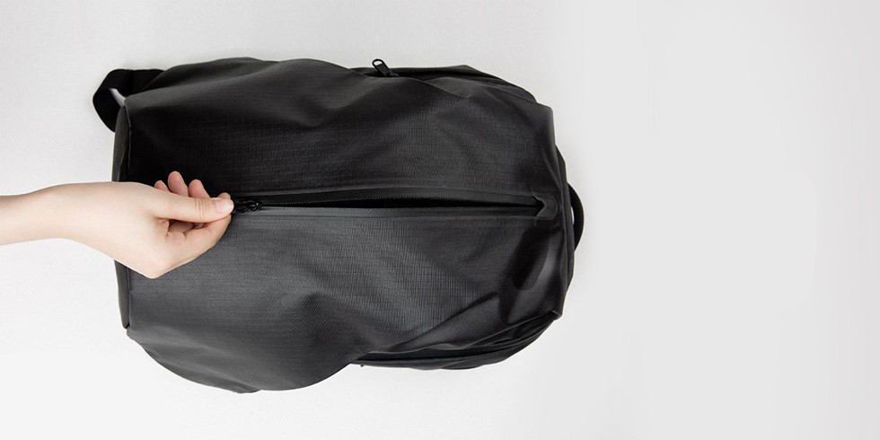 Рюкзак Xiaomi 90 Points City Backpacker черный  отсек