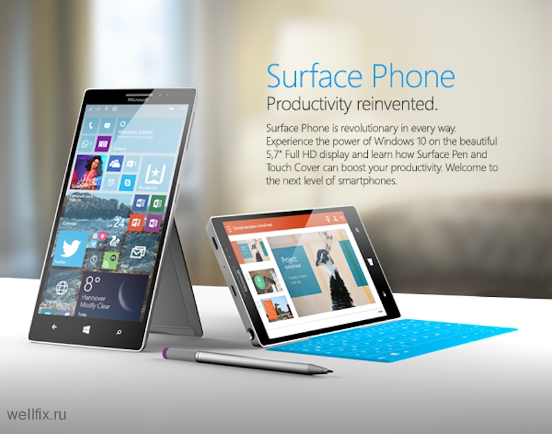 Свежие подробности о Surface Phone