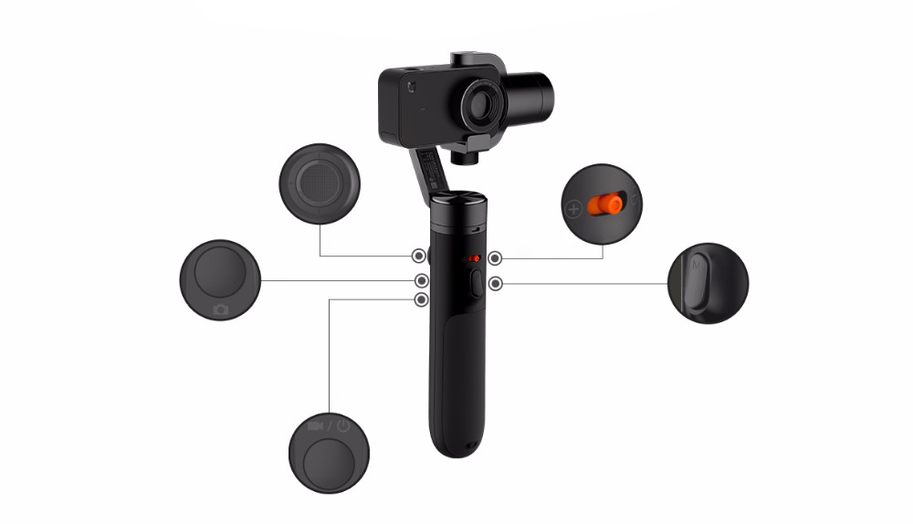 Стабилизатор Xiaomi Mi Action Camera Handheld Gimbal детали