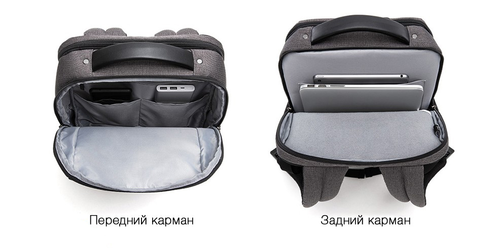  Рюкзак 2 в 1 Xiaomi Fashion Commuter Backpack серый