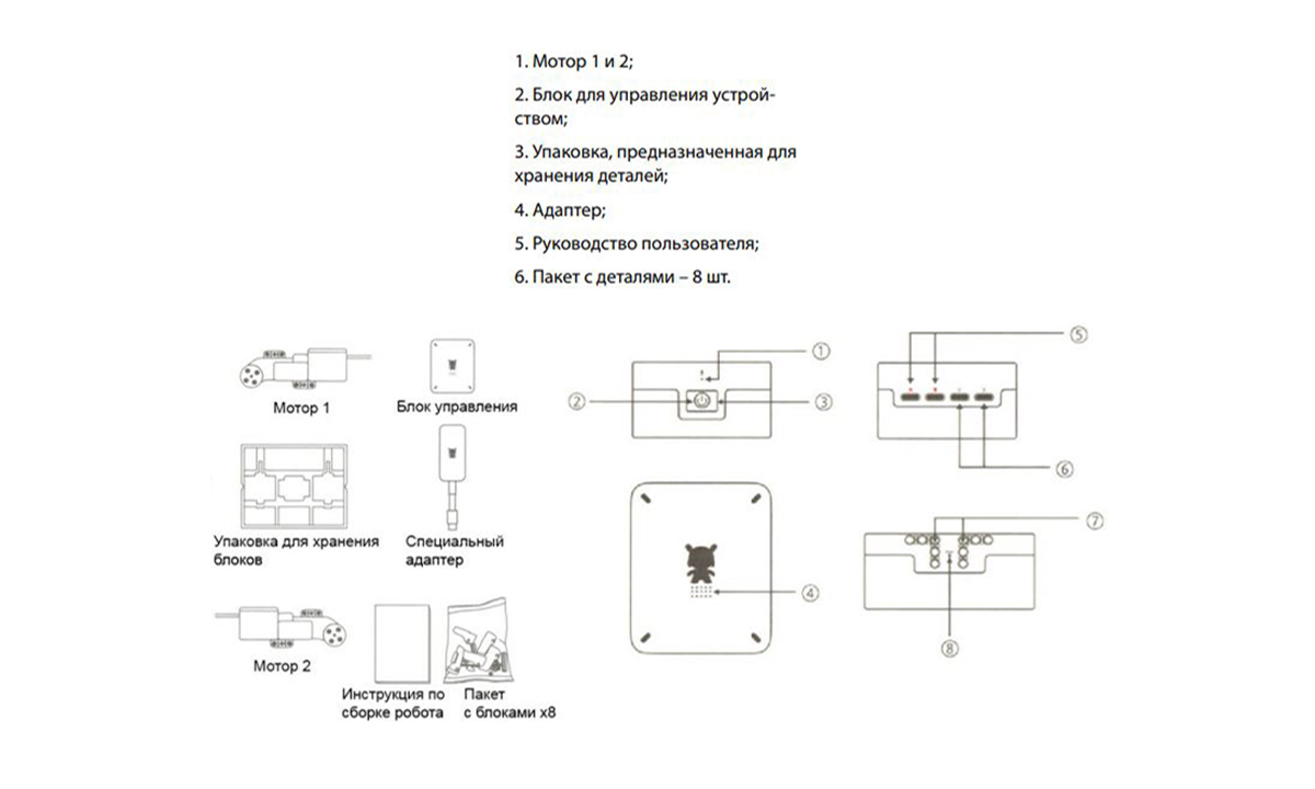  Умный робот конструктор Xiaomi Mi Bunny Block Robot