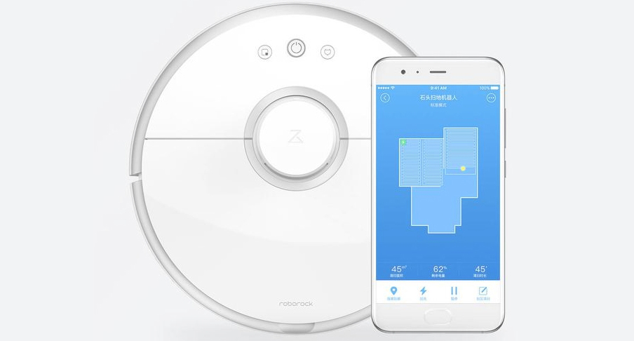 Робот пылесос Xiaomi Mi Roborock Sweep One синхронизация
