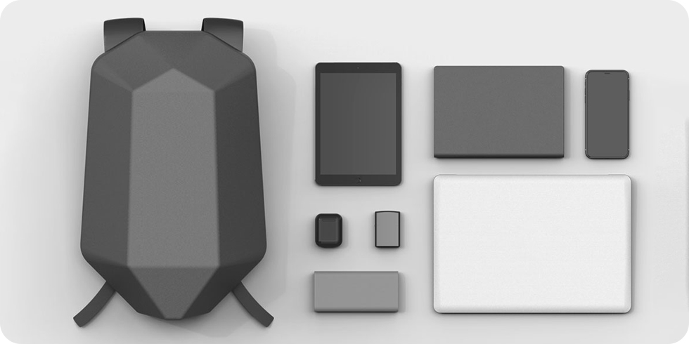 Рюкзак Xiaomi Tajezzo BEABORN Polyhedrone Backpack 