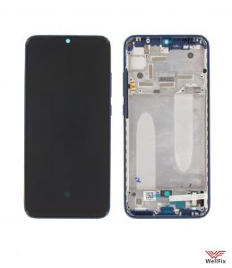 Изображение Дисплей Xiaomi Mi A3 в сборе синий (оригинал)