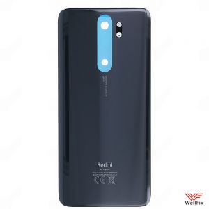 Изображение Задняя крышка для Xiaomi Redmi Note 8 Pro черная (оригинал)