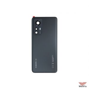 Изображение Задняя крышка для Xiaomi 12 черная (оригинал)