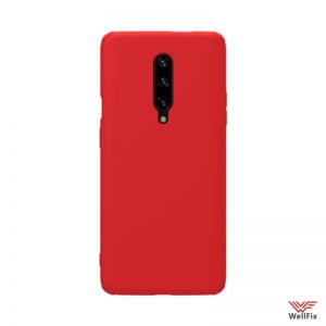 Изображение Силиконовый чехол для OnePlus 7 Pro красный (Nillkin Rubber)