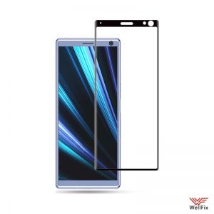 Изображение Защитное 5D стекло для Sony Xperia 10 Plus черное