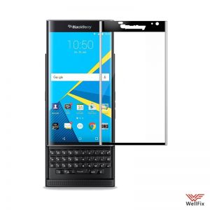 Изображение Защитное 5D стекло для BlackBerry Priv черное