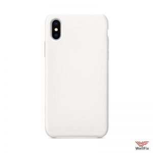 Изображение Силиконовый чехол для iPhone X, XS белый