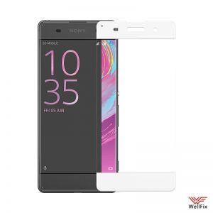 Изображение Защитное 5D стекло для Sony Xperia XA (F3112) белое