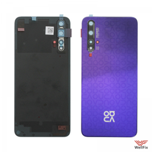Изображение Задняя крышка Huawei Nova 5T в сборе фиолетовая (оригинал)