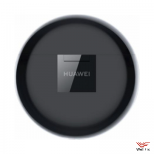 Изображение Кейс для наушников Huawei Freebuds 3 черный (оригинал)