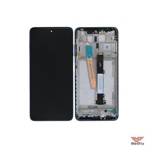 Изображение Дисплей Xiaomi Poco X3 NFC в сборе синий (оригинал)