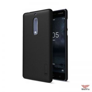 Изображение Пластиковый чехол для Nokia 5 черный (Nillkin)