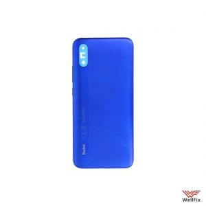 Изображение Задняя крышка для Xiaomi Redmi 9A синяя (оригинал)