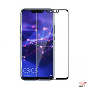 Изображение Защитное 5D стекло для Huawei Mate 20 Lite черное