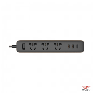 Изображение Удлинитель Xiaomi Mi Power Strip черный