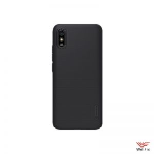 Изображение Пластиковый чехол для Xiaomi Redmi 9A черный (Nillkin)