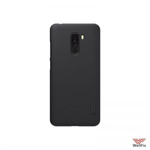 Изображение Пластиковый чехол для Xiaomi Pocophone F1 черный (Nillkin)