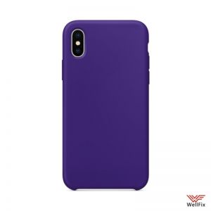 Изображение Силиконовый чехол для iPhone XR фиолетовый