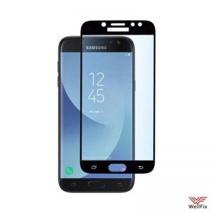 Изображение Защитное 5D стекло для Samsung Galaxy J7 Pro (2017) SM-J730F черное