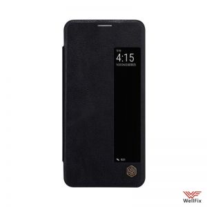 Изображение Кожаный чехол-книжка для Huawei Mate 10 Pro черный (Nillkin Qin)