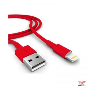 Изображение Кабель Lightning/USB (1м) красный