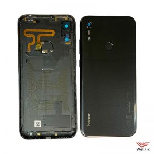 Изображение Задняя крышка Honor 8A в сборе черная (оригинал)