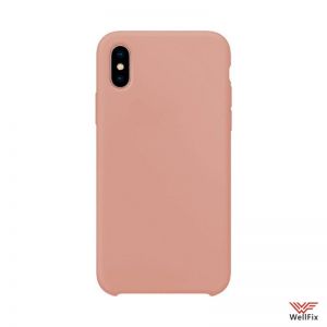 Изображение Силиконовый чехол для iPhone XS Max розовый