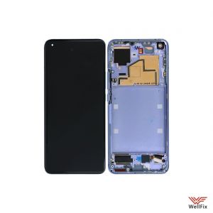 Изображение Дисплей Xiaomi Mi 11 в сборе фиолетовый (оригинал)