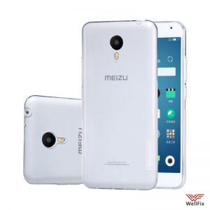 Изображение Силиконовый чехол для Meizu Metal белый (Nillkin)