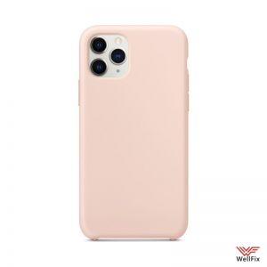 Изображение Силиконовый чехол для iPhone 11 Pro бледно-розовый