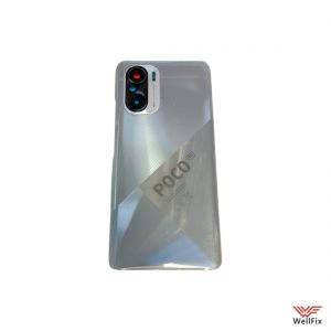 Изображение Задняя крышка для Xiaomi Poco F3 серая (оригинал)
