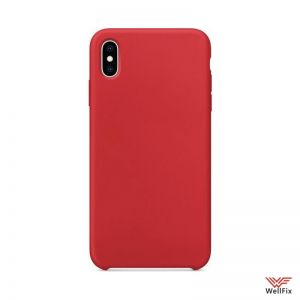 Изображение Силиконовый чехол для iPhone XS Max красный