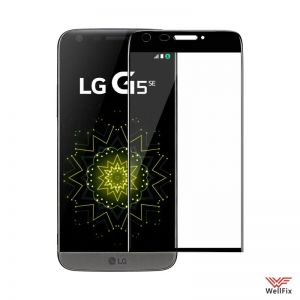 Изображение Защитное 5D стекло для LG G5 H845 черное