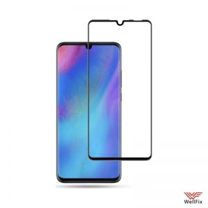 Изображение Защитное 5D стекло для Huawei P30 Lite черное