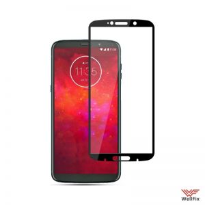 Изображение Защитное 3D стекло для Motorola Moto Z3 Play черное