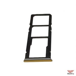 Изображение Сим лоток для Xiaomi Poco M5s желтый (оригинал)