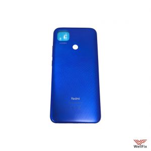 Изображение Задняя крышка для Xiaomi Redmi 9C NFC синяя (оригинал)