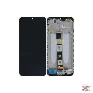 Изображение Дисплей Xiaomi Redmi 9A / Redmi 9C сборе черный (оригинал)