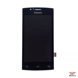 Изображение Дисплей для Philips S307 в сборе черный