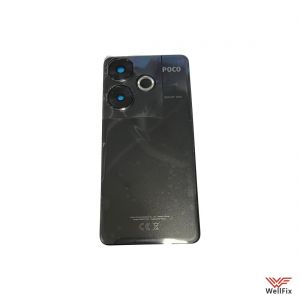 Изображение Задняя крышка для Xiaomi Poco F6 черная (оригинал)