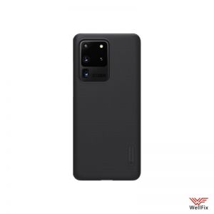 Изображение Пластиковый чехол для Samsung Galaxy S20 Ultra черный (Nillkin)