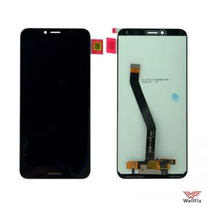 Изображение Дисплей для Huawei Y6 Prime в сборе черный