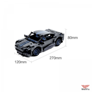 Изображение Конструктор Onebot Building Block Supercar OBJZF62AIQI серый