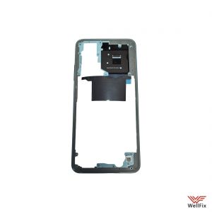 Изображение Средняя часть корпуса Xiaomi Redmi Note 11 NFC синяя (оригинал)