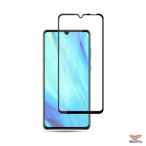 Изображение Защитное 5D стекло для Huawei P30 черное